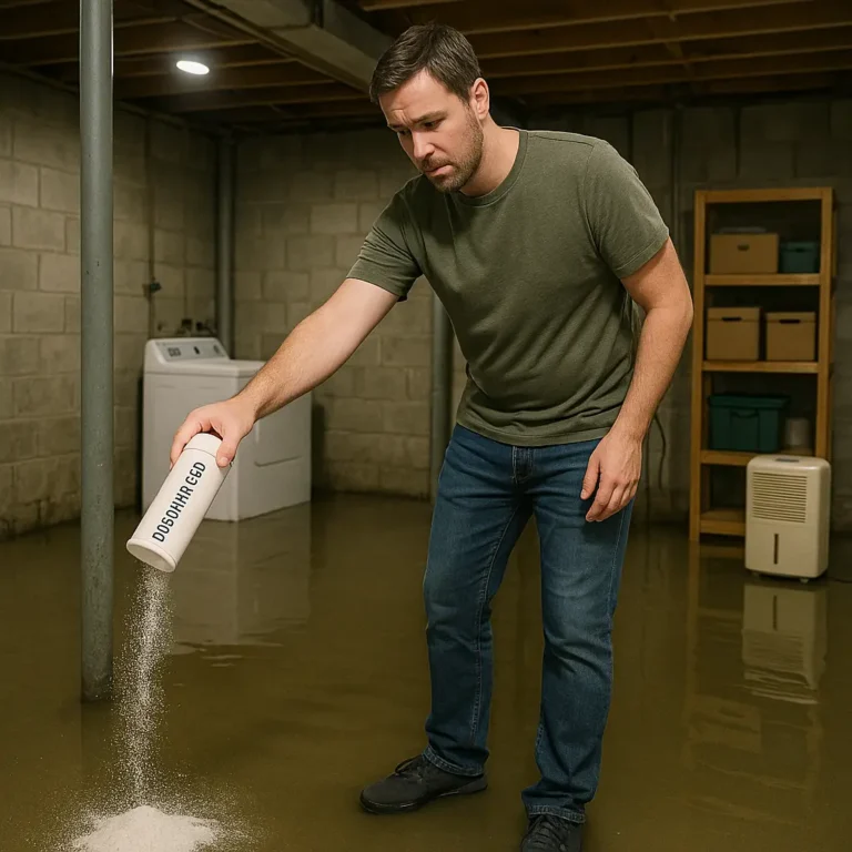 flooded basement