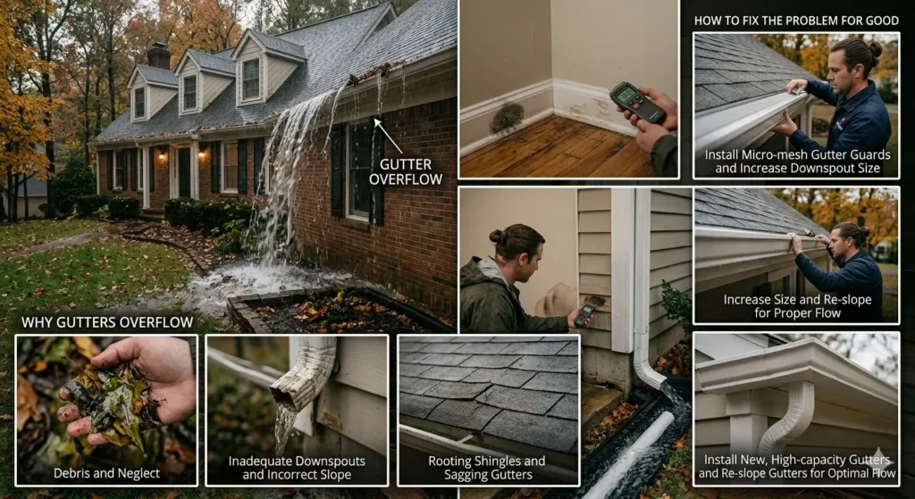 Why Gutters Overflow