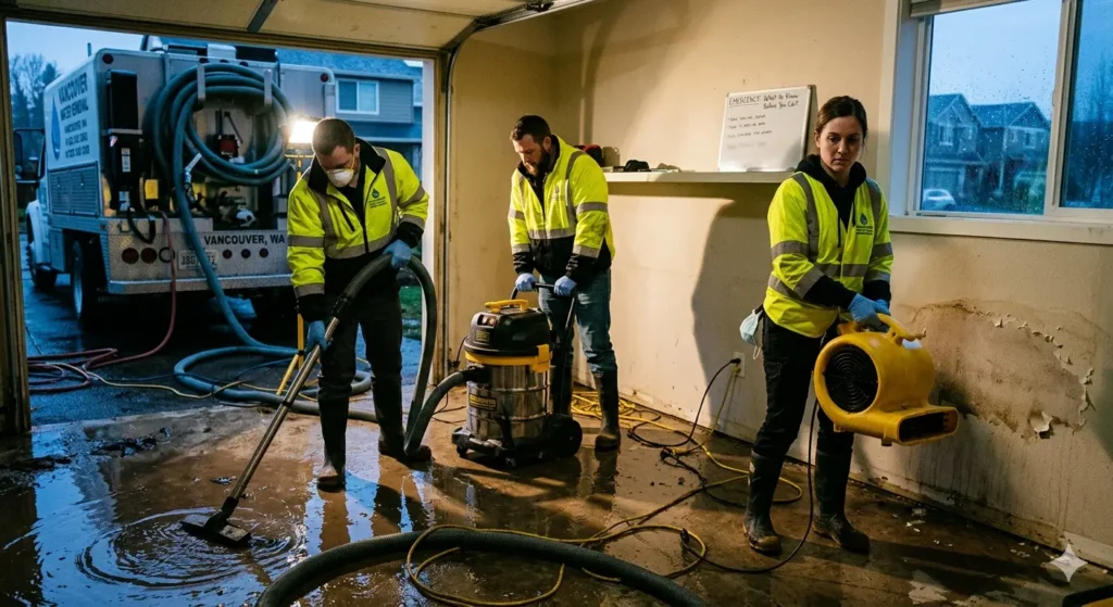 emergency water removal Vancouver