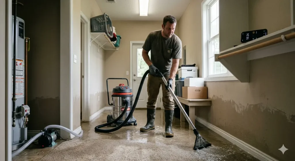 first steps after water damage